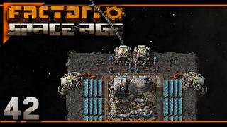 2nd Space Platform - Concrete Floors everywhere! - Part 42 - Factorio Space Age with FoX