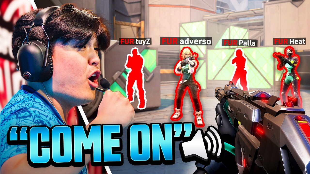 How an INSANE 1v4 Clutch in VCT Sounds - C9 vs FURIA Comms