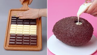 White & Dark Chocolate Cake Ideas For Beginner | So Tasty Cake Compilation | Awesome Cake Hacks