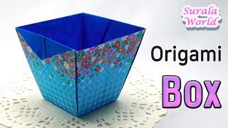 Origami -  Box, Container, Bowl (Tutorial, How to)