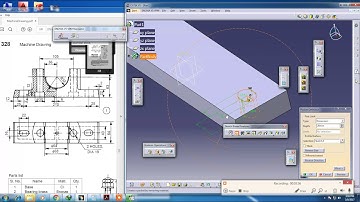 Plumber block Base part 1 Catia V5