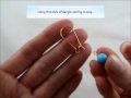 Creating a pair of simple earrings
