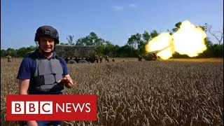 Ukraine’s artillery attacks Russian forces in south  - BBC News