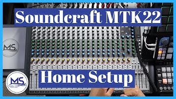 Soundcraft 22MTK - Home Studio Setup