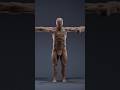Speed sculpt. 3600 seconds in Zbrush. #zbrush #sculpt #sculpture #speedsculpt #anatomy #shorts