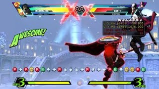 UMvC3 Taskmaster 300% unblockable setup concept with Dark hole ft Rider