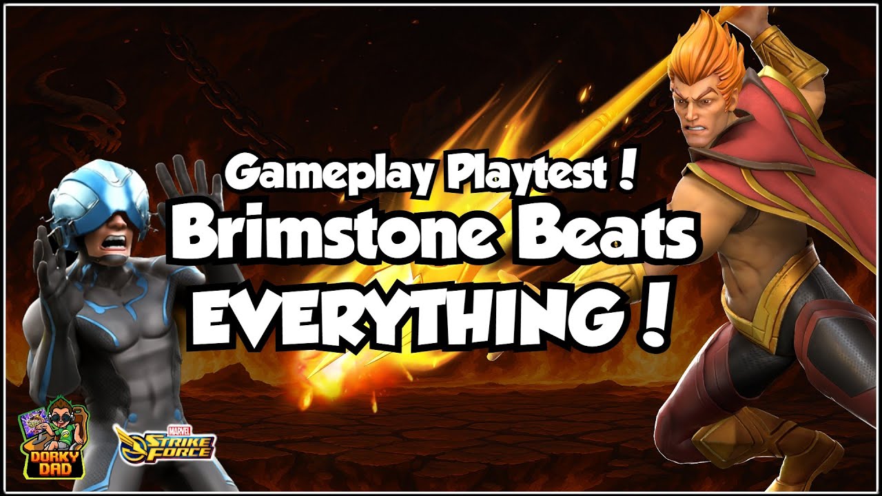 Brimstone РАЗРУШАЕТ БОТАНОВ! | Мета сломана! | Marvel Strike Force | MSF