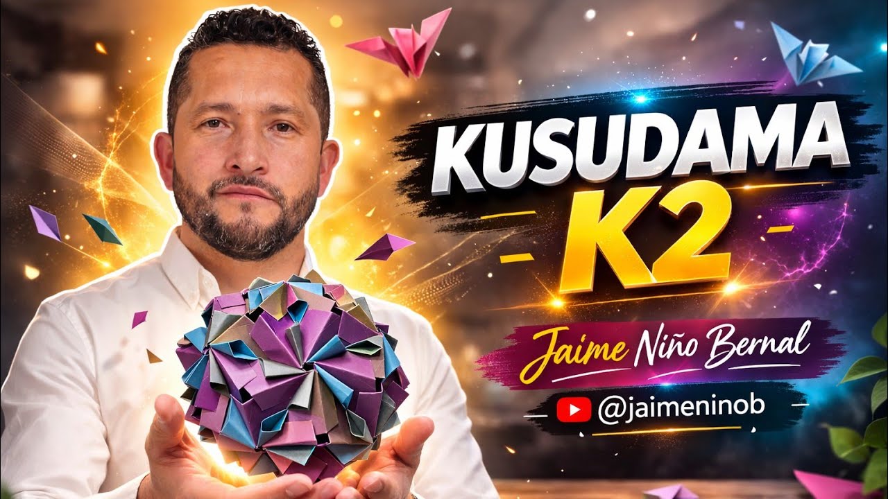 Kusudama origami tutorial | 30 papeles, 1 esfera increíble