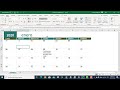 Aprende hacer un Calendario Académico en Excel