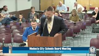 Modesto City School District Technology Plan One to One Computer Report & Subsequent Vote