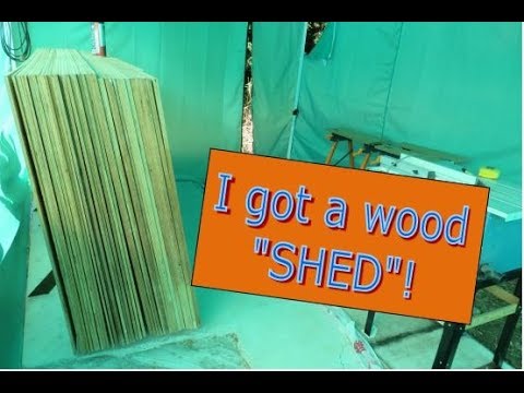 Building my steel sailing yacht Ep.14 My wood ‘shed’ & the coving (part 1)
