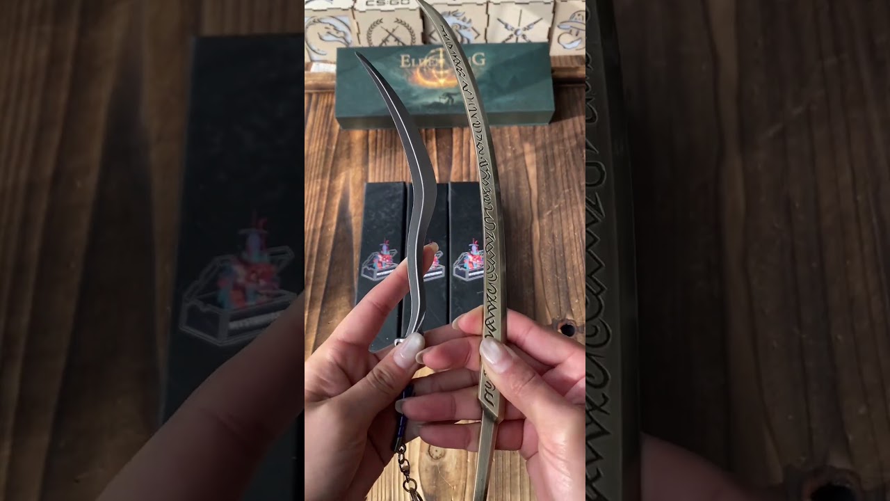 UNBOXING Elden Ring Mini Weapon Replicas! 