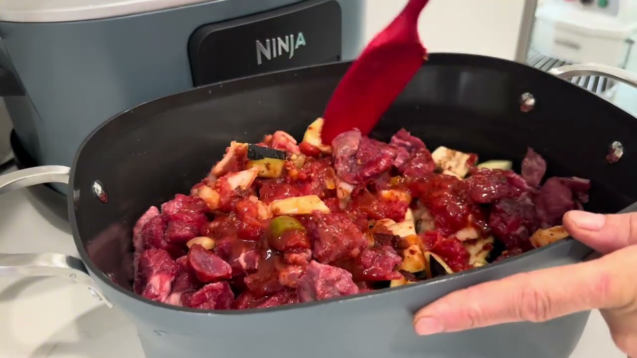 Patlıcan Güveç Tarifi Ninja Foodi ile Fırın Lezzeti #patlıcanlıtarifler #pratiktarifler #güveçtarifi