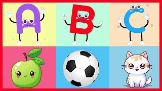 ABC Phonics Song by BINGO | Learn the Alphabets with Animals | A for Apple