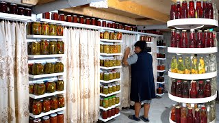 Golden Idea - Cellar Rotating Shelves for 2000 Bottles and 10,000 cans