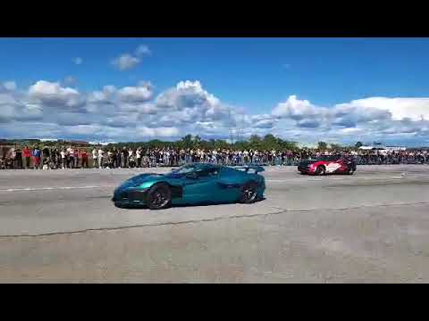 28. Osijek street race show: Rimac vs Konopek