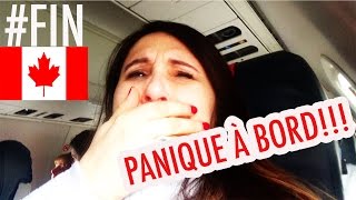 PANIQUE à bord sur le retour du CANADA! Vlog Canada Angie Maman 2.0