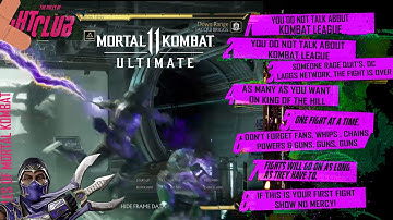 RAIN FRAME DATA NEW VARIATION AUGMENTS MORTAL KOMBAT 11
