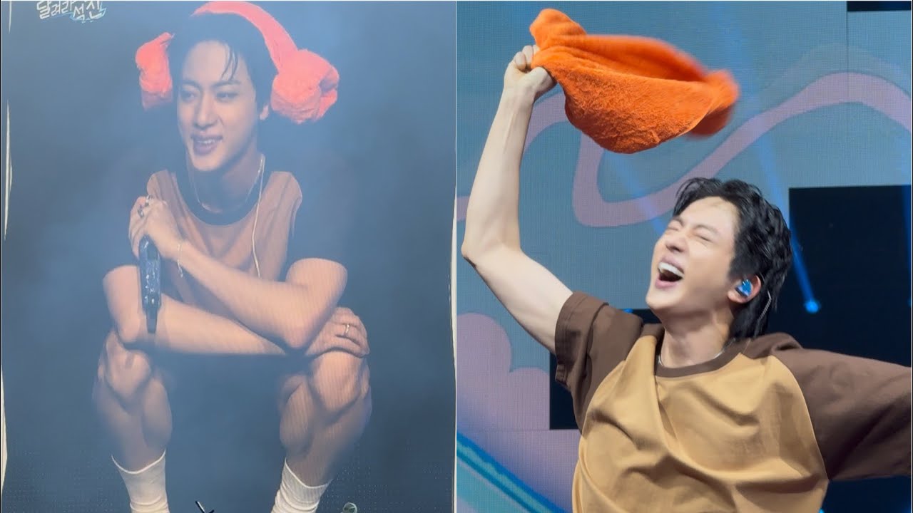 250723 Super Tuna @ Run Seokjin Ep Tour BTS Jin Dallas Fancam Concert Day 2