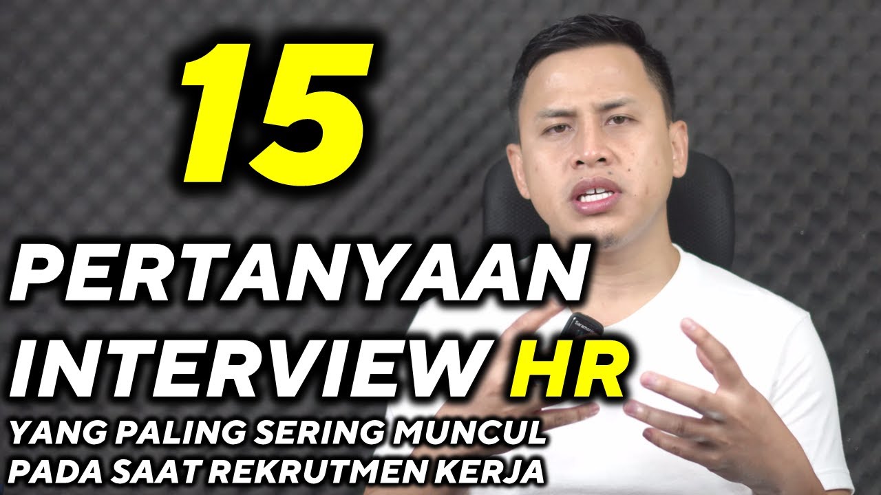 PERTANYAAN INTERVIEW HR PALING SERING MUNCUL #interview #interviews #interviewtips #interviewhr