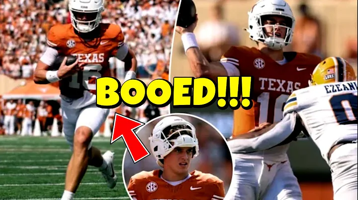 Arch Manning booed by fans in Texas after enduring disastrous half of his college football career