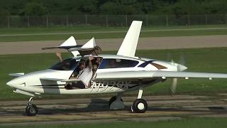 Riley Velocity N929X arriving at Oshkosh 2017 - Ground view