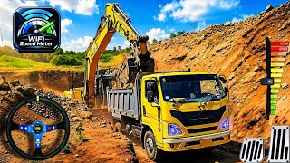 OUT OF CONTROL Construction Machines - Real Simulator Excavator with Truck 3D - Android Gameplay screenshot 5