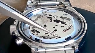 How to change Battery Chronograph S. Oliver 2776
