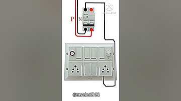 modular switch board 12 model connection wiring kaise kare #electrical #switchboard #ytshorts