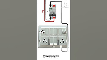 modular switch board 12 model connection wiring kaise kare #electrical #switchboard #ytshorts