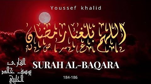 أيامًا معدودات||تلاوه عذبه للقارئ يوسف خالد الحليبي||اللهم بلغنا رمضان