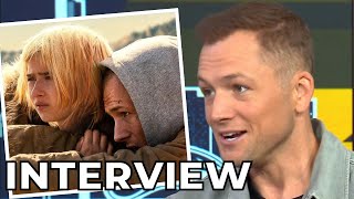 Taron Egerton Talks New Dramatic Thriller SHE RIDES SHOTGUN | Interview