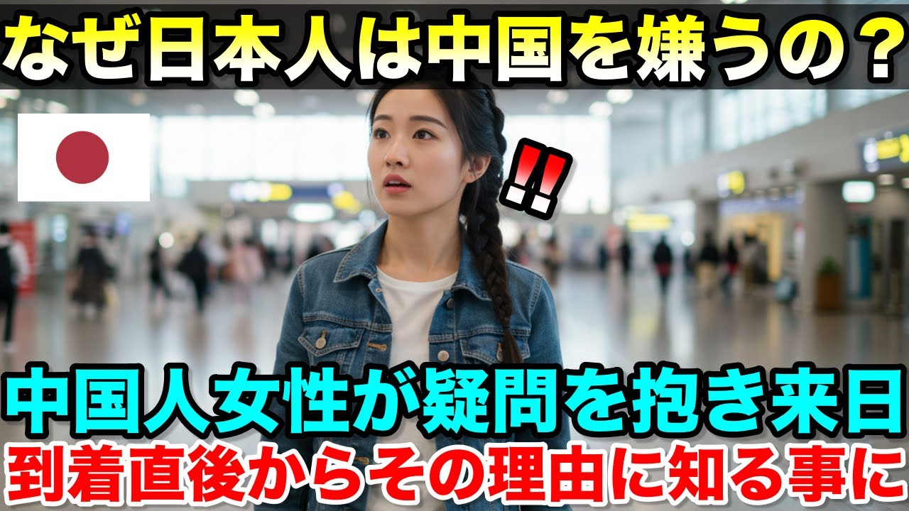 日本人はなぜ中国人を嫌うの?疑問を持った中国人女性が日本を訪れる。到着直後からその理由を知る事に。【海外の反応】