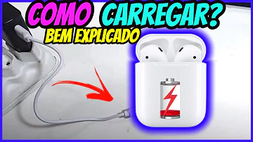 Como carregar fone com caixinha?