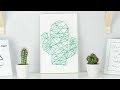 DIY Kaktus Fadenbild selber machen | Nagelbild basteln | tolle DIY Deko -  YouTube