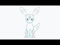 Cómo Dibujar a Umbreon de Pokémon 🌙 | Tutorial Fácil en 10 Pasos