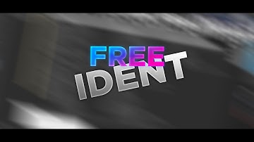 How to make an ident like *NadavB* | FREE TEMPLATE | IN DESCRIPTION