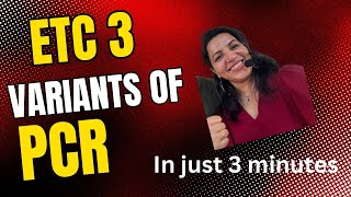 Etc3 Series Variants Of Pcr In Just 3 Minutes Pyt8