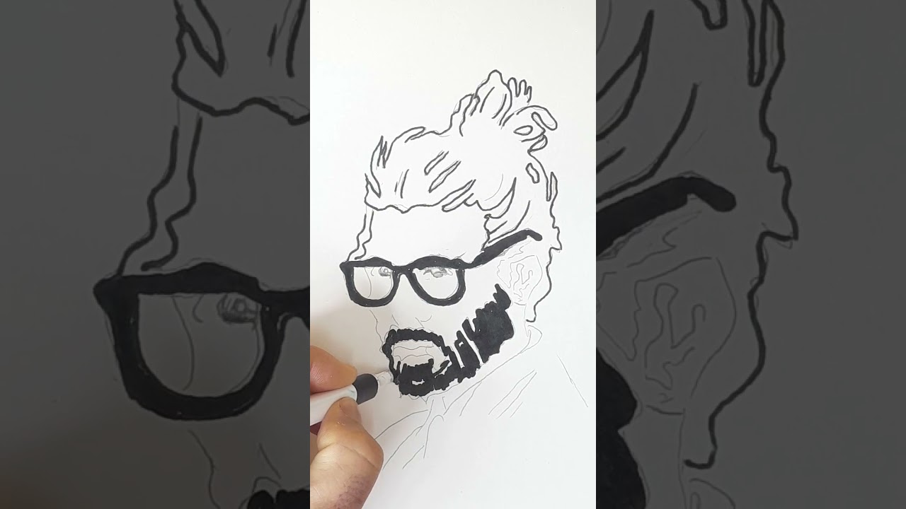 رسم وجه بي طريقه سهله ✨️🌙🌙✨️🌷🇩🇿