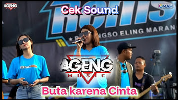 Cek Sound Ageng Music Devi Aldiva Buta karena Cinta #agengmusic #remsi #wonokerto