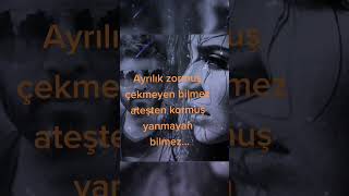 Ayrılık zormuş çekmeyen bilmez... #kahramanmaraş Resimi