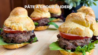 Exquisite Pâte à Choux Sliders: Elevate Your Burger Game with this French Twist