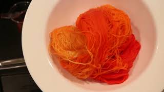Dyepot Weekly #19 - Does Orange Food Coloring Break Take 2?  Red #3 vs Red #40