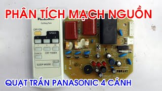 Sửa quạt trần Panasonic 4 cánh mất nguồn
