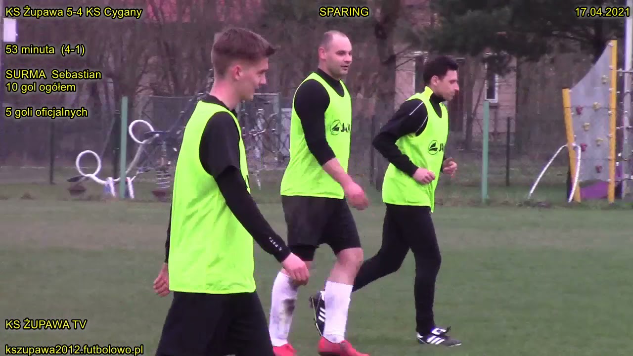 Sparing: KS Żupawa 5-4 KS Cygany (4-1 Surma Sebastian) 17.04.2021