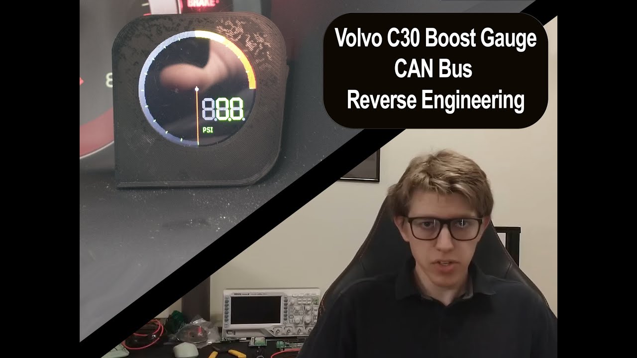 Volvo C30 Arduino Boost Gauge and CAN Bus Reverse Engineering YouTube