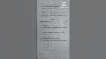 Bsc 5th semester (math honours) Dse-1 2024 pyq question # utkala university