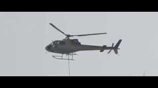 Hazard reduction burn - helicopter outtakes