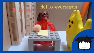 Hello everynyan ( stop motion animation test )