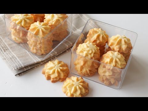 Vanilla Butter Cookie RecipeHong Kong Jenny Cookie Style    